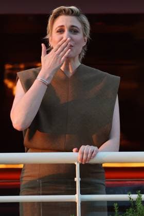 Cannes - Jury Dinner Ahead Of The Festival Opening President of the Jury Greta Gerwig attends a dinner ahead of the 77th Cannes Film Festival on May 13, 2024 in Cannes, France. Photo by Shootpix ABACAPRESS.COM Cannes France  Copyright: xShootpix ABACAx
