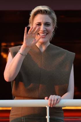 Cannes - Jury Dinner Ahead Of The Festival Opening President of the Jury Greta Gerwig attends a dinner ahead of the 77th Cannes Film Festival on May 13, 2024 in Cannes, France. Photo by Shootpix ABACAPRESS.COM Cannes France  Copyright: xShootpix ABACAx