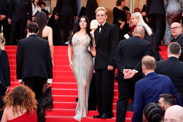 Ruby O. Fee und Matthias Schweighöfer bei der Opening Ceremony mit der Premiere des Kinofilms Le deuxieme acte The Second Act auf dem Festival de Cannes 2024 77. Internationale Filmfestspiele von Cannes im Palais des Festivals. Cannes, 14.05.2024