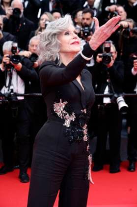 Jane Fonda bei der Opening Ceremony mit der Premiere des Kinofilms Le deuxieme acte The Second Act auf dem Festival de Cannes 2024 77. Internationale Filmfestspiele von Cannes im Palais des Festivals. Cannes, 14.05.2024