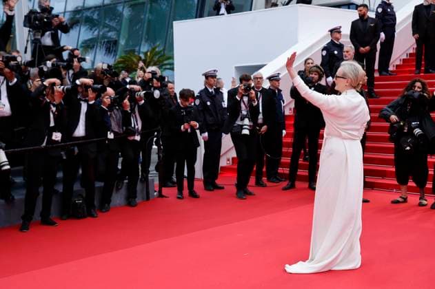 Meryl Streep bei der Opening Ceremony mit der Premiere des Kinofilms Le deuxieme acte The Second Act auf dem Festival de Cannes 2024 77. Internationale Filmfestspiele von Cannes im Palais des Festivals. Cannes, 14.05.2024