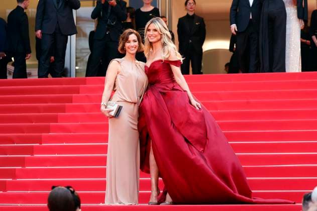 Laura Branik und Heidi Klum bei der Opening Ceremony mit der Premiere des Kinofilms Le deuxieme acte The Second Act auf dem Festival de Cannes 2024 77. Internationale Filmfestspiele von Cannes im Palais des Festivals. Cannes, 14.05.2024