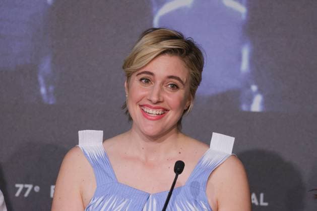 Cannes Jury Press Conference DB President of the Jury Greta Gerwig attends the jury press conference at the 77th annual Cannes Film Festival at Palais des Festivals on May 14, 2024 in Cannes, France. Photo by David Boyer ABACAPRESS.COM Cannes France  Copyright: xBoyerxDavid ABACAx
