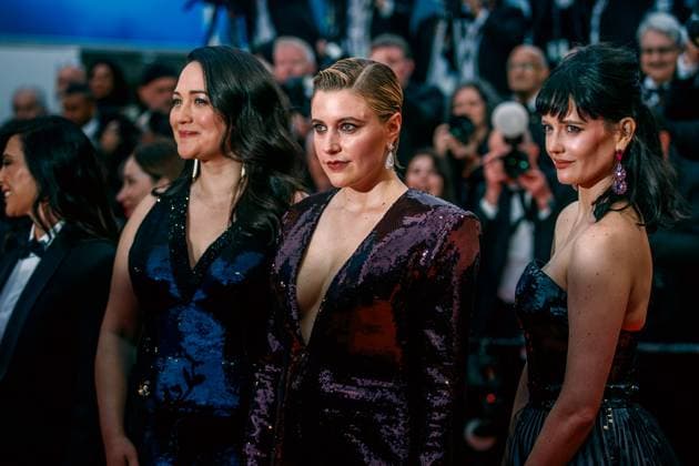 Festival de Cannes - Premiere - Le Deuxieme Acte Lily Gladstone, Greta Gerwig and Eva Green bei der Eröffnung der 77. Cannes Film Festspiele im Palais de Festival und der Premiere Le Deuxieme Acte ( The Second Act ) am 14.05.2024 in Cannes. Copyright: xEventpressxKochanx