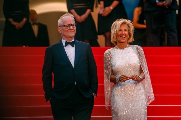 Festival de Cannes - Premiere - Le Deuxieme Acte Thierry Fremaux and Iris Knobloch bei der Eröffnung der 77. Cannes Film Festspiele im Palais de Festival und der Premiere Le Deuxieme Acte ( The Second Act ) am 14.05.2024 in Cannes. Copyright: xEventpressxKochanx