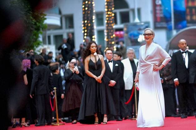Cannes - Opening Ceremony Arrivals Meryl Streep attends Le Deuxieme Acte The Second Act Screening opening ceremony red carpet at the 77th annual Cannes Film Festival at Palais des Festivals on May 14, 2024 in Cannes, France. Photo by Franck Castel ABACAPRESS.COM Cannes France  Copyright: xCastelxFranck ABACAx