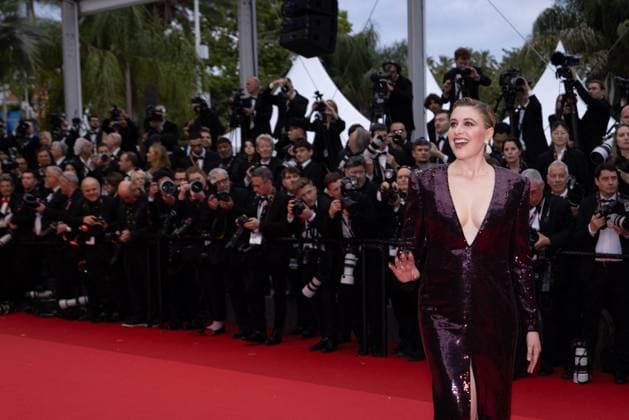 Cannes - Opening Ceremony Arrivals President of the Jury, Greta Gerwig attend Le Deuxieme Acte ( The Second Act ) Screening & opening ceremony red carpet at the 77th annual Cannes Film Festival at Palais des Festivals on May 14, 2024 in Cannes, France. Photo by Shootpix ABACAPRESS.COM Cannes France  Copyright: xShootpix ABACAx