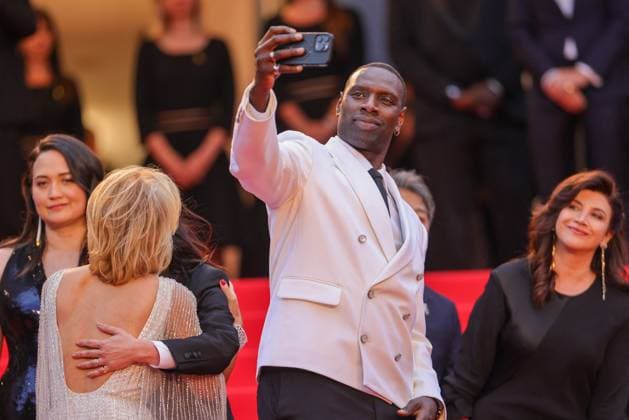 Cannes - Opening Ceremony Arrivals Omar Sy attend Le Deuxieme Acte ( The Second Act ) Screening & opening ceremony red carpet at the 77th annual Cannes Film Festival at Palais des Festivals on May 14, 2024 in Cannes, France. Photo by Shootpix ABACAPRESS.COM Cannes France  Copyright: xShootpix ABACAx