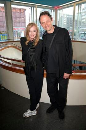 Inga Humpe und Tommi Eckart von 2raumwohnung bei der Verleihung des Fred Jay Preises 2024 im bcc Berlin Congress Center. Berlin, 14.05.2024