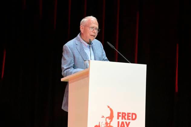 Michael Jacobson bei der Verleihung des Fred Jay Preises 2024 im bcc Berlin Congress Center. Berlin, 14.05.2024