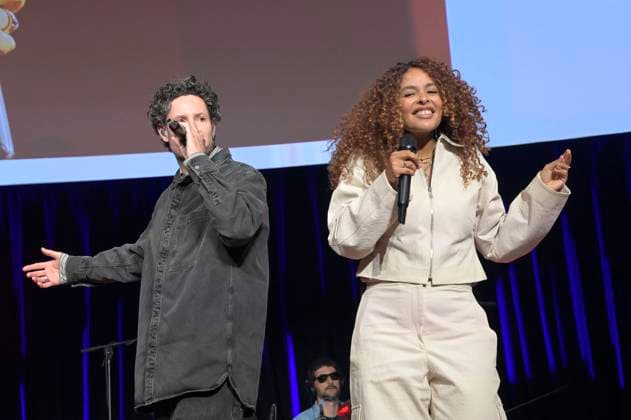 Max Herre und Joy Denalane bei der Verleihung des Fred Jay Preises 2024 im bcc Berlin Congress Center. Berlin, 14.05.2024