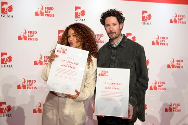 Joy Denalane und Max Herre bei der Verleihung des Fred Jay Preises 2024 im bcc Berlin Congress Center. Berlin, 14.05.2024