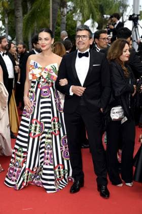 Janina Uhse und Tim Gutke bei der Eroeffnung Opening vom 77. Cannes Filmfestival mit der Kinopremiere vom Film The Second Act am 14.05.2024 in Cannes Cannes Film Festival 2024 - Opening & The Second Act Premiere