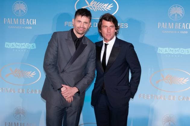 Photocall au diner officiel douverture du 77e Festival de Cannes 77th International Cannes Film Festival Photocall at official Dinner 304917 2024 05 14 Quenard, Raphael Selignac, Hugo  Copyright: xAnthonyxCarrelx xStarfacex STAR_304917_044