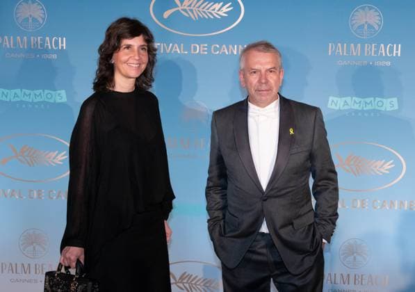 Photocall au diner officiel douverture du 77e Festival de Cannes 77th International Cannes Film Festival Photocall at official Dinner 304917 2024 05 14 Torreton, Philippe Boublil, Elsa  Copyright: xAnthonyxCarrelx xStarfacex STAR_304917_065