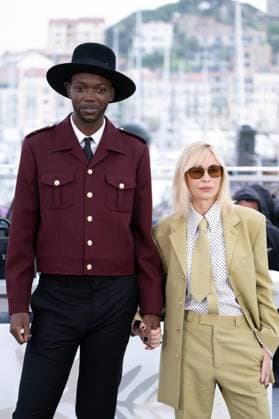 Annual Cannes Film Festival - Camera d Or Photocall - Cannes DN Jury member Baloji and President of the Jury Camera D or Emmanuelle Beart attend a photocall for the Camera D Or jury during the 77th Cannes Film Festival at the Palais des Festivals on May 15, 2024 in Cannes, France. Photo by David NIVIERE ABACAPRESS.COM CANNES France  Copyright: xNivierexDavid ABACAPRESS.COMx