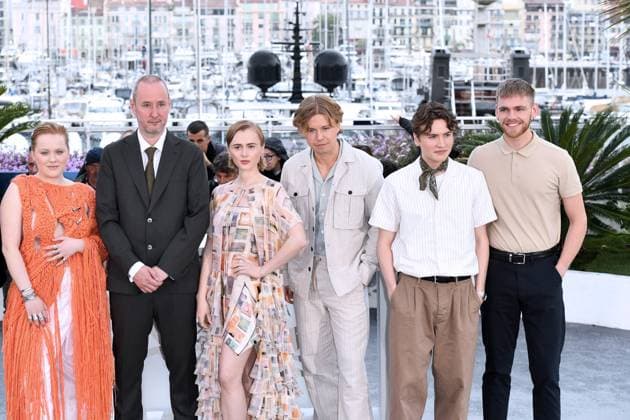 Cannes, 77th Cannes Film Festival 2024 Photocall film Ljosbrot (When The Lights Breaks) In the photo: Gunnar Hrafn Kristjansson, Katla Njalsdottir, Runar Runarsson, Elin Hall, Mikael Emil Kaaber, Ãgust Wigum, Baldur Einarsson  Copyright: xAlbertoxTerenghix xipa-agency.nex xPoolxPhotoxEventsx03x IPA_Agency_IPA46094223
