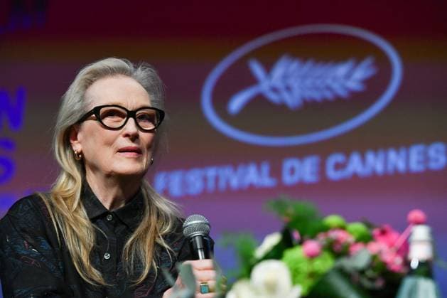 Cannes - Rendez-Vous With Meryl Streep Meryl Streep arrives for a Rendez-Vous With Meryl Streep at the 77th edition of the Cannes Film Festival in Cannes, France, on May 15, 2024. Photo by Cyril Pecquenard ABACAPRESS.COM Cannes France  Copyright: xABACAx