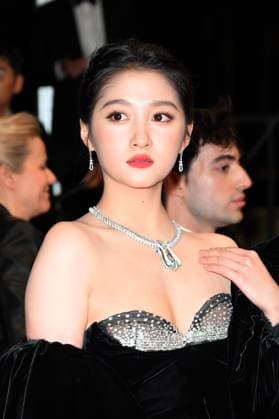 Cannes, 77th Cannes Film Festival 2024, Red carpet of the film Pigen Med Nalen . In the photo: Guan Xiaotong  Copyright: xSimonexComix xipa-agency.netx xPoolxPhotoxEventsx03x IPA_Agency_IPA46115011