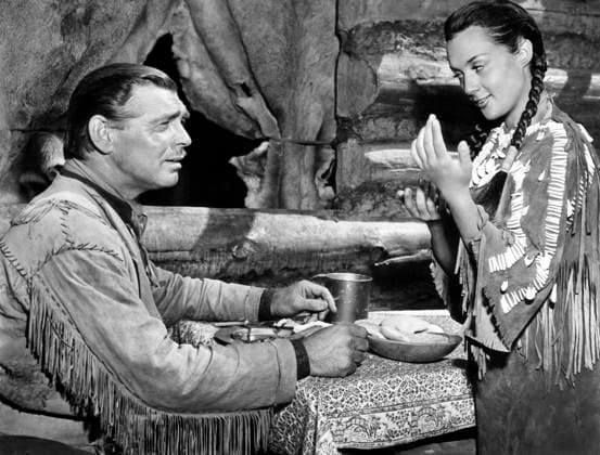 Archivbilder der Woche KW20 Clark Gable, Maria Elena Marques, on-set of the Film Across the Wide Missouri , 1951  Copyright: xABxArchivex jtv006235