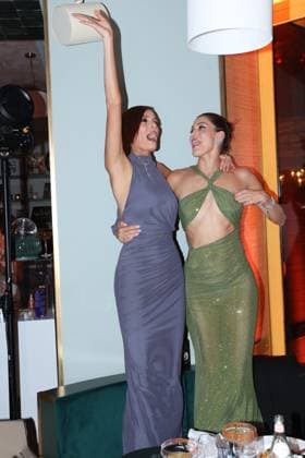 Exclusive - Cannes - Stylist Club - Jacques Dessange Party Exclusive - Maeva Coucke and Iris Mittenaere attends Jacques Dessange Party at Stylist Club at the 77th annual Cannes Film Festival at Majestic Hotel on May 15, 2024 in Cannes, France. Photo by Jerome DominÃ ABACAPRESS.COM  Copyright: xDominexJerome ABACAx
