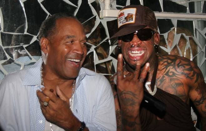 OJ Simpson OJ Simpson Dennis Rodman 2006 JR Davis PHOTOlink. EDITORIAL USE ONLY Copyright: xx JRxDavis PHOTOlink.netx phlphotos403548