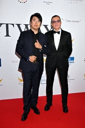 Better World Fund gala evening at the Carlton Hotel in Cannes during the 77th Cannes Film Festival 202 Lang Lang and Manuel Collas de la Roche, Founding Chairman of the Better World Fund, during the Better World Fund gala evening at the Carlton Hotel in Cannes during the 77th Cannes Film Festival 2024 on May 15 Bruno Bebert Bestimage Better World Fund gala evening at the Carlton Hotel in Cannes during the 2024 Cannes Film Festival on May 15 Cannes France  Copyright: xBrunoxBebertx xBestimagexBrunoxBebertx xBestimagex