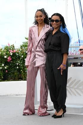 Cannes, 77th Cannes Film Festival 2024, Photocall film On Becoming A Guinea Fowl In the photo: Susan Chardy, Rungano Nyoni  Copyright: xSimonexComix xipa-agency.netx xPoolxPhotoxEventsx03x IPA_Agency_IPA46133069
