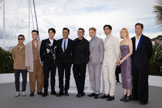 Cannes - Twilight Of The Warriors: Walled In (City Of Darkness) Photocall German Cheung, Tony Wu, Soi Cheang, Louis Koo, Raymond Lam and Terrance Lau attend the Twilight of the Warriors: Walled In (City Of Darkness) Photocall at the 77th annual Cannes Film Festival at Palais des Festivals on May 16, 2024 in Cannes, France. Photo by Shootpix ABACAPRESS.COM Cannes France  Copyright: xShootpix ABACAx