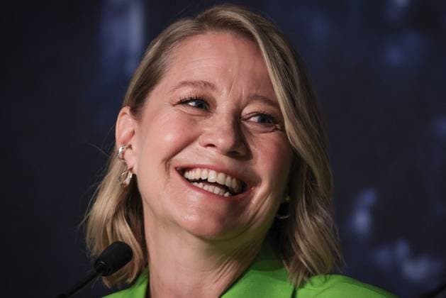 Cannes Pigen Med Nalen Press Conference DB Danish actress Trine Dyrholm attending a press conference for the film Pigen Med Nalen (The Girl with the Needle) during the 77th edition of the Cannes Film Festival in Cannes, southern France, on May 16, 2024. Photo by David Boyer ABACAPRESS.COM Cannes France  Copyright: xBoyerxDavid ABACAx
