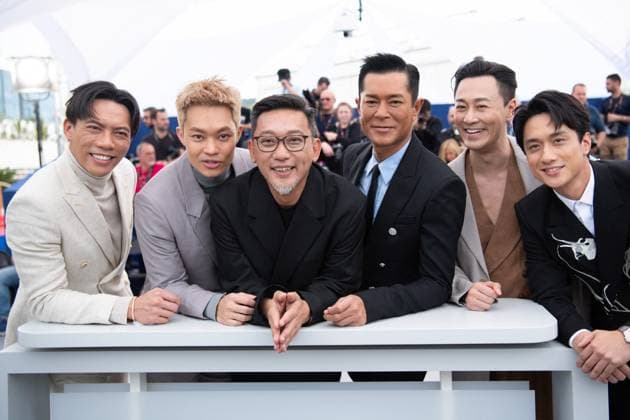 Entertainment Bilder des Tages Cannes City Of Darkness Photocall German Cheung, Tony Wu, Soi Cheang, Louis Koo, Raymond Lam, Terrance Lau attending the Twilight Of The Warriors: Wallen In (City Of Darkness) Photocall as part of the 77th Cannes International Film Festival in Cannes, France on May 16, 2024. Photo by Aurore Marechal ABACAPRESS.COM Cannes France  Copyright: xMarechalxAurore ABACAx