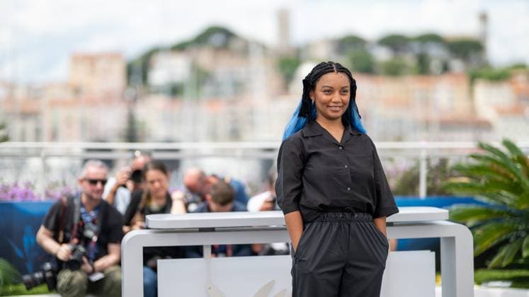 77eme Festival International du Film de Cannes Photocall with cast of One Becoming a Guinea fowl 77eme Festival International du Film de Cannes Photocall with cast of One Becoming a Guinea fowl 305007 2024 05 15 Cannes France Nyoni, Rungano  Copyright: xEstellexCarlierx xStarfacex STAR_305007_004