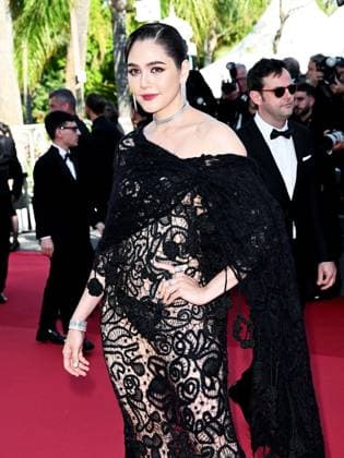 Cannes, France: Cannes, 77th Cannes Film Festival 2024, Third evening - red carpet of the film MEGALOPOLIS - In the photo: Araya A. Hargate Cannes France  - ZUMAp169 20240516_zea_p169_816 Copyright: xSimonexComix
