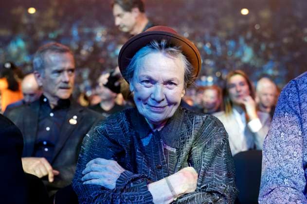Bilder des Jahres 2024, News 05 Mai News Themen der Woche KW20 News Bilder des Tages Laurie Anderson bei der Verleihung der Stephen Hawking Medal for Science Communication beim Starmus VII Festival 2024. Bratislava, 16.05.2024 *** Laurie Anderson at the presentation of the Stephen Hawking Medal for Science Communication at the Starmus VII Festival 2024 Bratislava, 16 05 2024 Foto:xF.xArndtx xFuturexImagex starmus_award_4510