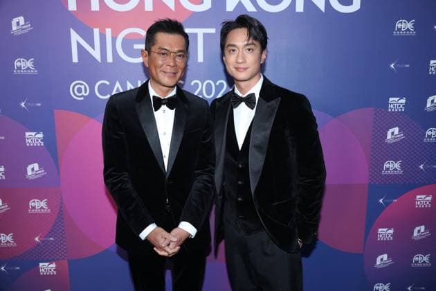 Cannes - HONG KONG NIGHT Louis Koo and Terrance Lau attends HONG KONG NIGHT at the 77th annual Cannes Film Festival at Plage des Palmes on May 16, 2024 in Cannes, France. Photo by Jerome DominÃ ABACAPRESS.COM  Copyright: xDominexJerome ABACAx