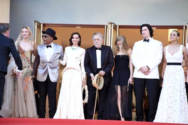 Grace VanderWaal, Giancarlo Esposito, Aubrey Plaza, Francis Ford Coppola, Romy Croquet, Adam Driver und Kathryn Hunter bei der MEGALOPOLIS Premiere bei den 77 th Filnfestspielen in Cannes 16.05.2024