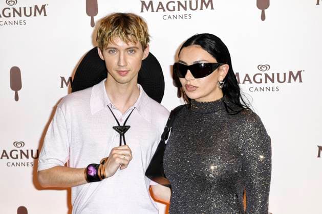 May 16, 2024: Troye Sivan and Charli XCX attend the MagnumÃ¢â‚¬Â¯Wherever Pleasure Takes YouÃ¢â‚¬Â¯party during the 77th Cannes Film Festival at Magnum Beach in Cannes, France, on 16 May 2024. Photo: - ZUMAm179 20240516_zep_m179_120 Copyright: xAlecxMichaelx