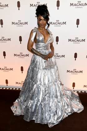 May 16, 2024: Alicia Awa attends the MagnumÃ¢â‚¬Â¯Wherever Pleasure Takes YouÃ¢â‚¬Â¯party during the 77th Cannes Film Festival at Magnum Beach in Cannes, France, on 16 May 2024. Photo: - ZUMAm179 20240516_zep_m179_138 Copyright: xAlecxMichaelx