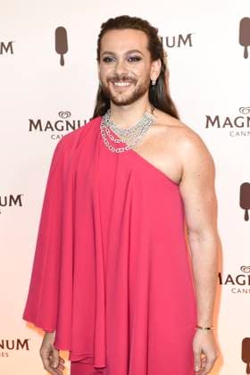 May 16, 2024: Riccardo Simonetti attends the MagnumÃ¢â‚¬Â¯Wherever Pleasure Takes YouÃ¢â‚¬Â¯party during the 77th Cannes Film Festival at Magnum Beach in Cannes, France, on 16 May 2024. Photo: - ZUMAm179 20240516_zep_m179_150 Copyright: xAlecxMichaelx