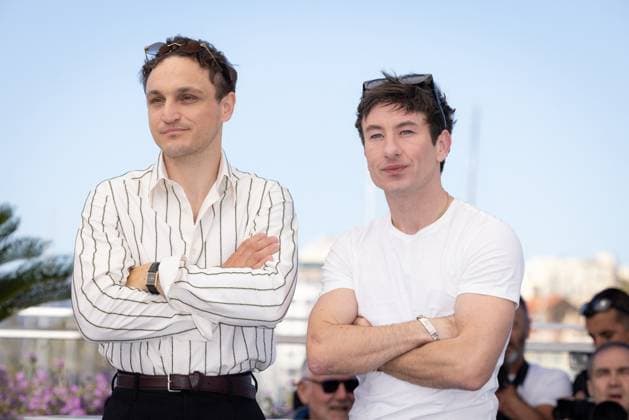 Cannes - Bird Photocall Franz Rogowski and Barry Keoghan attend the Bird Photocall at the 77th annual Cannes Film Festival at Palais des Festivals on May 17, 2024 in Cannes, France Photo by Shootpix ABACAPRESS.COM Cannes France  Copyright: xShootpix ABACAx
