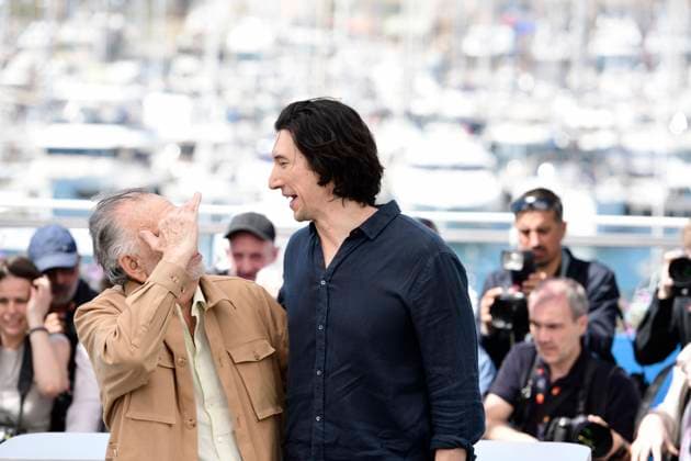 CANNES, FRANCE MAY 17 G D Francis FORD COPPOLA, director, Adam DRIVER, actor, during the photocall of the film Megalopolis in competition at the 77th Cannes Film Festival at the Palais des Festivals on May 17, 2024 in Cannes, France CELEBRITES 77eme Festival de Cannes Photocall 17 05 2024 ValentinaClaret Panoramic 