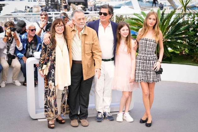 Foto IPP Daniele Cifala™ Cannes 17 05 2024 Megalopolis Photocall - The 77th Annual Cannes Film Festival nella foto : Talia Shire, Director Francis Ford Coppola, Roman Coppola, Cosima Mars and Romy Croquet Italy Photo Press - World Copyright