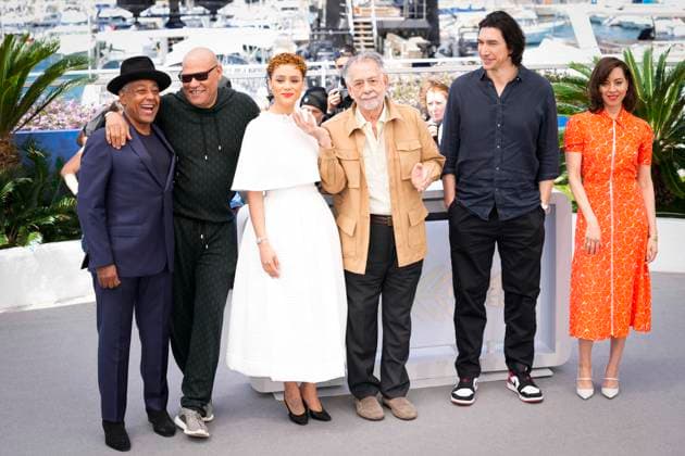 Foto IPP Daniele Cifala™ Cannes 17 05 2024 Megalopolis Photocall - The 77th Annual Cannes Film Festival nella foto : Giancarlo Esposito, Laurence Fishburne, Nathalie Emmanuel, Director Francis Ford Coppola, Adam Driver and Aubrey Plaza Italy Photo Press - World Copyright