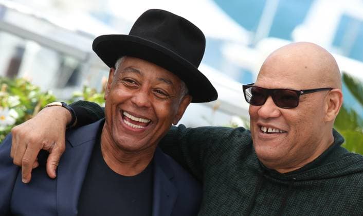 77th Cannes Film Festival Photocall with cast of the film Megalopolis Giancarlo Esposito and Lawrence Fishburne 305065 2024 05 17 Cannes France Esposito, Giancarlo Fishburne, Laurence  Copyright: xIsabellexVautierx xStarfacex STAR_305065_075