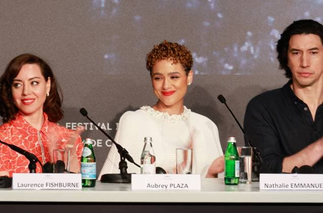 77th Cannes International Film Festival Press conference for the film Megalopolis 305071 2024 05 17 Cannes France Plaza, Aubrey Emmanuel, Nathalie Driver, Adam  Copyright: xIvankaxVoisinx xStarfacex STAR_305071_001