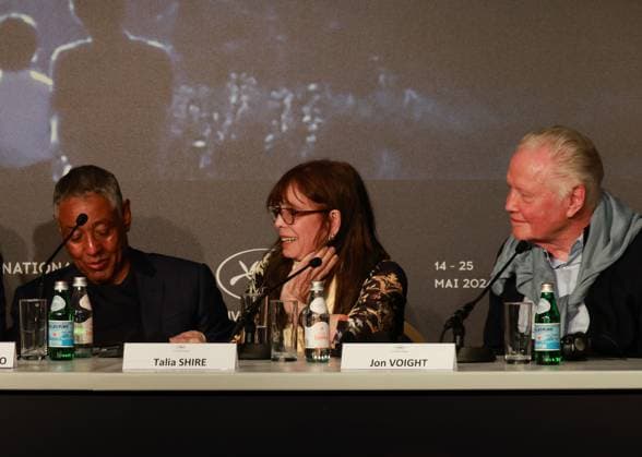 77th Cannes International Film Festival Press Conference for the film Megalopolis 305071 2024 05 17 Cannes France Esposito, Giancarlo Voight, Jon Shire, Talia  Copyright: xIvankaxVoisinx xStarfacex STAR_305071_042