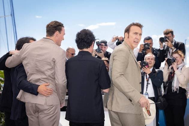 Cannes - The Surfer Photocall Nicolas Cage attends The Surfer Photocall at the 77th annual Cannes Film Festival at Palais des Festivals on May 17, 2024 in Cannes, France Cannes France  Copyright: xShootpix ABACAx