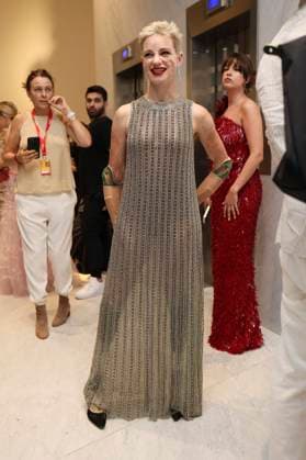 Cannes - Bebe Bio At Hotel Martinez Bebe Bio leaves Martinez Hotel to attend the official screening of Kinds of Kindness during 77th Cannes Film Festival in Cannes, France on May 16, 2024. Photo by Marco Piovanotto ABACAPRESS.COM Cannes France  Copyright: xPiovanottoxMarco ABACAx