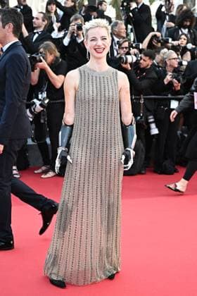 Cannes - Kinds Of Kindness Screening Bebe Vio at the Kinds Of Kindness screening at the 77th annual Cannes Film Festival at Palais des Festivals in Cannes, France on May 17, 2024. Photo by David Niviere ABACAPRESS.COM Cannes France  Copyright: xNivierexDavid ABACAPRESS.COMx