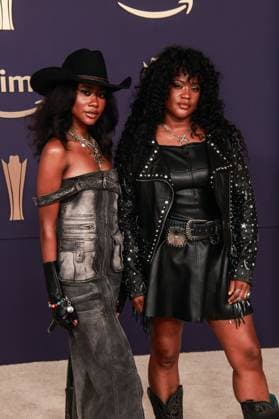 May 15, 2024, Frisco, Tx, USA: O.N.E. the Duo - Prana Supreme, Tekitha attend the 59th Academy of Country Music Awards at Omni Frisco Hotel at The Star on May 16, 2024 in Frisco, Texas. Frisco USA - ZUMAs181 20240515_zea_s181_111 Copyright: xOzziexBx